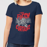 T-Shirt Femme The Flesh Curtains Rick et Morty - Bleu Marine - XXL - Navy