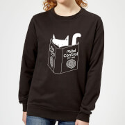 Tobias Fonseca Mind Control for Cats Women's Sweatshirt - Black - 5XL - Noir