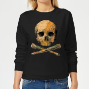 Tobias Fonseca Treasure Map Women's Sweatshirt - Black - 5XL - Noir