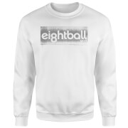 Ei8Htball Stencil Logo Sweatshirt White M ei8htball kopen in de aanbieding