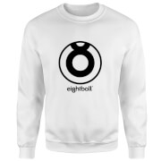 Ei8Htball Large Circle Logo Sweatshirt White M ei8htball kopen in de aanbieding