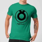Ei8Htball Large Black Logo Mens T Shirt Kelly Green S ei8htball kopen in de aanbieding