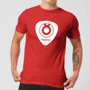Ei8Htball White Plectrum Logo Mens T Shirt Red M ei8htball kopen in de aanbieding