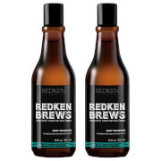 Duo de shampooings pour homme Mint Redken Brews