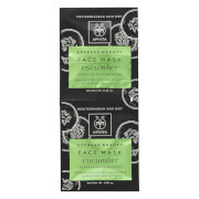 Masque Visage Hydratant Intense Express APIVITA 2 x 8 ml – Concombre