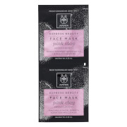 Masque Visage Doux Nettoyant Express APIVITA Express 2 x 8 ml – Argile rose