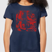 Chucky Family Photo Womens T Shirt Navy Xxl chucky kopen in de aanbieding