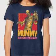 Universal Monsters The Mummy Retro Womens T Shirt Navy M universal monsters kopen in de aanbieding