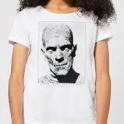 Universal Monsters The Mummy Portrait Womens T Shirt White Xl universal monsters kopen in de aanbieding