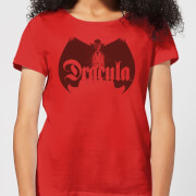 Universal Monsters Dracula Crest Womens T Shirt Red S universal monsters kopen in de aanbieding
