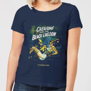 Universal Monsters Creature From The Black Lagoon Vintage Poster Womens T Shirt Navy Xl universal monsters kopen in de aanbieding Universal Monsters Creature From The Black Lagoon Vintage Poster Womens T Shirt Navy Xl universal monsters kopen in de aanbieding