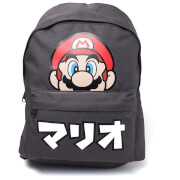 Difuzed Nintendo Super Mario Japanese Text Placed Printed Backpack Black difuzed kopen in de aanbieding Difuzed Nintendo Super Mario Japanese Text Placed Printed Backpack Black difuzed kopen in de aanbieding