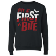 By Iwoot Love At First Bite Womens Sweatshirt Black 3Xl by iwoot kopen in de aanbieding