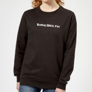 Resting Witch Face Women's Sweatshirt - Black - 5XL - Noir