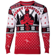 Difuzed Marvel Deadpool Christmas Knitted Jumper Red S difuzed kopen in de aanbieding