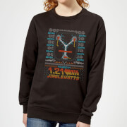 Back To The Future 121 Jinglewatts Christmas Womens Sweatshirt Black Xs back to the future kopen in de aanbieding Back To The Future 121 Jinglewatts Christmas Womens Sweatshirt Black Xs back to the future kopen in de aanbieding