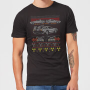 T-Shirt de Noël Homme Back In Time For Retour Vers le Futur - Noir - M - Noir