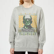 Universal Monsters Frankenstein Christmas Womens Sweatshirt Grey M universal monsters kopen in de aanbieding Universal Monsters Frankenstein Christmas Womens Sweatshirt Grey M universal monsters kopen in de aanbieding