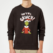 The Grinch Dont Be A Christmas Sweatshirt Black M the grinch kopen in de aanbieding