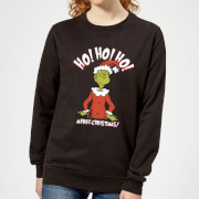 Dr Seuss The Grinch Ho Ho Ho Smile Womens Christmas Sweatshirt Black 5Xl dr seuss kopen in de aanbieding