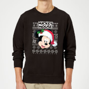 Pull de Noël Homme Classiques Disney Mickey Mouse - Noir - 5XL - Noir