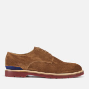 Image of PS Paul Smith Men's Doogie Suede Derby Shoes - Tan - UK 9 - Tan