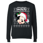 Pull de Noël Femme Classiques Disney Mickey Mouse - Noir - 5XL - Noir
