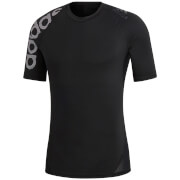 Adidas Mens Alphaskin Compression T Shirt Black M adidas kopen in de aanbieding