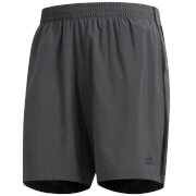 Adidas Mens Own The Run Shorts Grey Xl 5 Inch adidas kopen in de aanbieding
