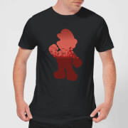 Nintendo Super Mario Silhouette Mens T Shirt Black Xxl nintendo super mario kopen in de aanbieding