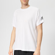 Adidas Mens Id Stadium Short Sleeve T Shirt White L adidas kopen in de aanbieding