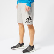 Adidas Mens Must Haves Bos Shorts Grey Heather M adidas kopen in de aanbieding