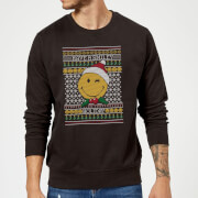 Smiley World Have A Smiley Holiday Christmas Sweatshirt - Black - 5XL - Black Smiley World Have A Smiley Holiday Christmas Sweatshirt - Black - 5XL - Black