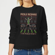 Pull de Noël Homme Rick et Morty - Pickle Rick - Noir - XXL - Noir