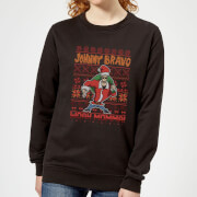 Pull de Noël Homme Johnny Bravo Johnny Bravo Motifs Festifs - Noir - L - Noir