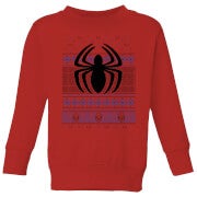 Marvel Avengers Spider-Man Logo Kinder Pullover - Rot - 3-4 Jahre - Rot
