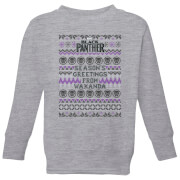Marvel Avengers Seasons Greetings From Wakanda Kids Christmas Sweatshirt Grey 3 4 Years marvel avengers kopen in de aanbieding Marvel Avengers Seasons Greetings From Wakanda Kids Christmas Sweatshirt Grey 3 4 Years marvel avengers kopen in de aanbieding