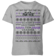 Marvel Avengers Seasons Greetings From Wakanda Kids Christmas T Shirt Grey 3 4 Years marvel avengers kopen in de aanbieding Marvel Avengers Seasons Greetings From Wakanda Kids Christmas T Shirt Grey 3 4 Years marvel avengers kopen in de aanbieding