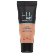 

Maybelline Fit Me! Matte and Poreless Foundation 30ml (Various Shades) - 245 Classic Beige