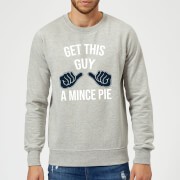 Get This Guy A Mince Pie Christmas Sweatshirt Grey Xl christmas kopen in de aanbieding Get This Guy A Mince Pie Christmas Sweatshirt Grey Xl christmas kopen in de aanbieding
