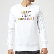 Merry Vegan Christmas Sweatshirt White Xxl christmas kopen in de aanbieding