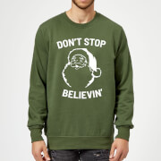 Dont Stop Believin Christmas Sweatshirt Forest Green Xl christmas kopen in de aanbieding Dont Stop Believin Christmas Sweatshirt Forest Green Xl christmas kopen in de aanbieding