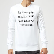 Its The Naughty Prosecco Fairies That Make Me Tipsy And Loud Christmas Sweatshirt White M christmas kopen in de aanbieding Its The Naughty Prosecco Fairies That Make Me Tipsy And Loud Christmas Sweatshirt White M christmas kopen in de aanbieding