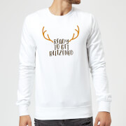 Ready To Get Blitzened Christmas Sweatshirt White Xxl christmas kopen in de aanbieding