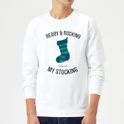 Ready Rocking Hung Up My Stocking Christmas Sweatshirt White Xl christmas kopen in de aanbieding Ready Rocking Hung Up My Stocking Christmas Sweatshirt White Xl christmas kopen in de aanbieding