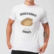 Winner Christmas Dinner Mens T Shirt White Xxl christmas kopen in de aanbieding