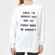 Santa Im Usually Nice But The Vodka Made Me Naughty Womens Christmas Sweatshirt White Xl christmas kopen in de aanbieding Santa Im Usually Nice But The Vodka Made Me Naughty Womens Christmas Sweatshirt White Xl christmas kopen in de aanbieding