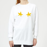 Stars Womens Christmas Sweatshirt White Xs christmas kopen in de aanbieding