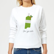 Gin Gle Bells Womens Christmas Sweatshirt White Xl christmas kopen in de aanbieding
