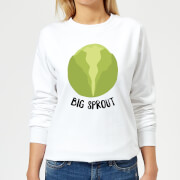 Big Sprout Womens Christmas Sweatshirt White 5Xl christmas kopen in de aanbieding